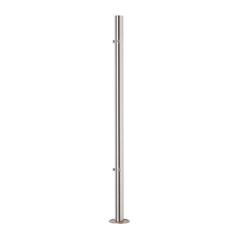 Słupek balustradowy PINOX narożny fi 42,4x98 1 mm - stal nierdzewna nieuzbrojony (Satyna) 1 szt