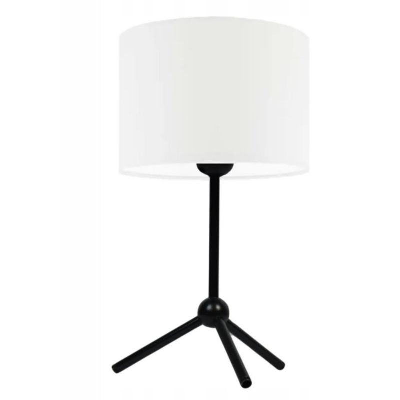 Lampka Nocna Volta Light Factory Fossa Abażur Biały 1xE27 1szt.