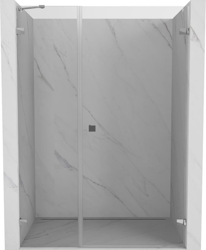 Drzwi prysznicowe uchylne Mexen Lunar-B transparent chrom 150x200 cm 1 szt.