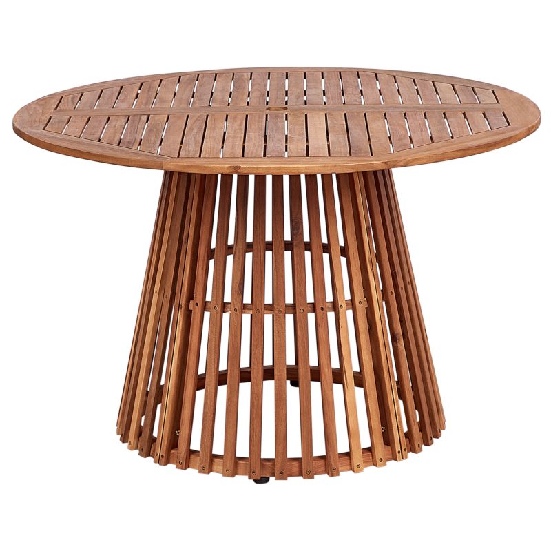 Stół ogrodowy Agello 120 cm 120 cm Drewno akacjowe Brązowy 1 szt.