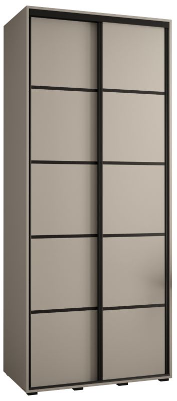 Szafa przesuwna Abiks 45 wysoka Dakota 4 120 kaszmir+kaszmir+czarn 1 szt