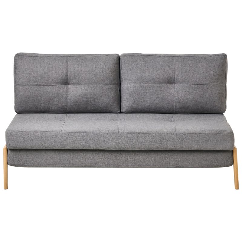 Sofa rozkładana dla 2 osób Edland Ciemnoszary 1 szt.