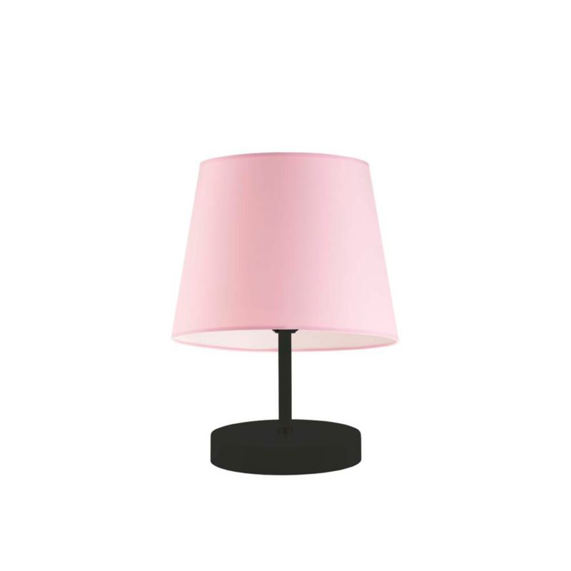 Lampka Nocna Volta Light Factory Picolo Abażur Różowy Stożek 1xE27 1szt.