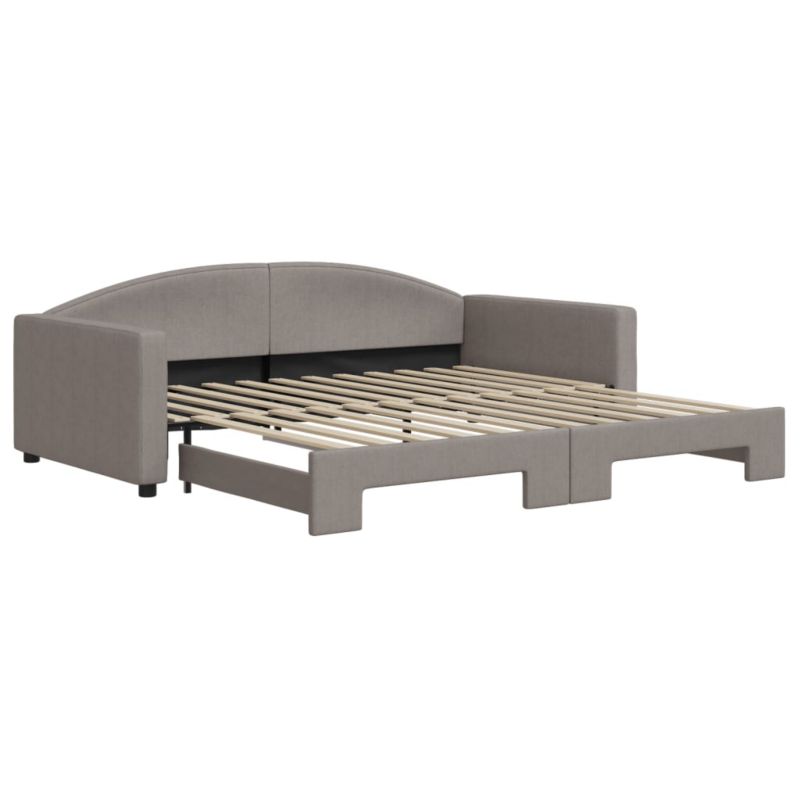 Sofa rozkładana WaszeMeble 100x200 cm Taupe tkanina WM-3197196 1 szt.