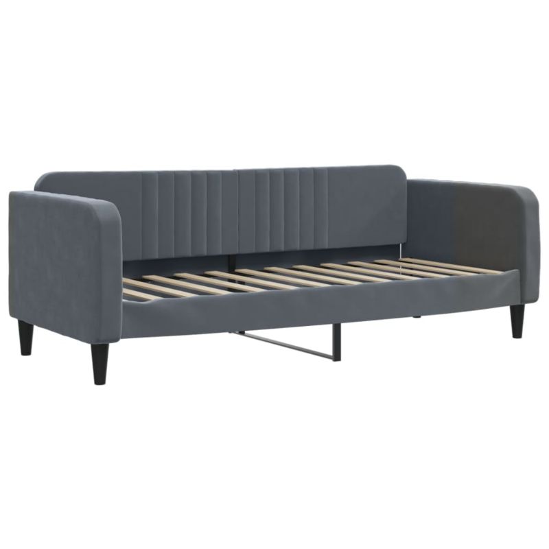 Sofa rozkładana WaszeMeble 80x200 cm Ciemnoszary aksamit WM-354080 1 szt.