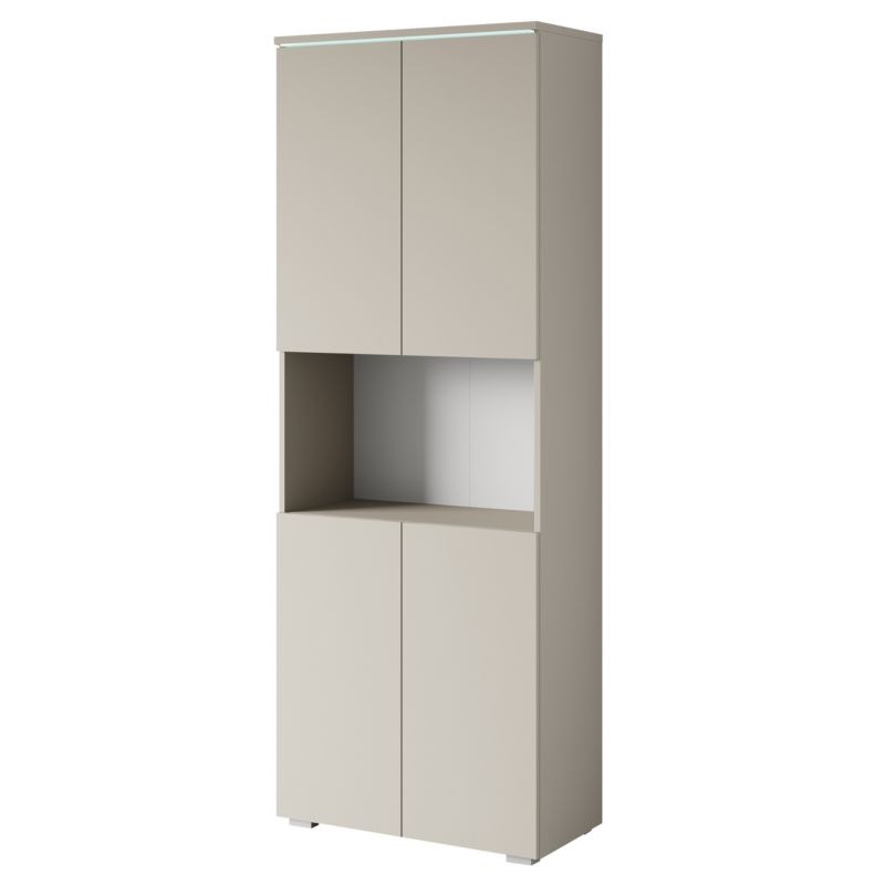 Szafka na dokumenty MINIO go for it VEVE OFFICE 70 z oświetleniem LED, kaszmirowy beż 1 szt.