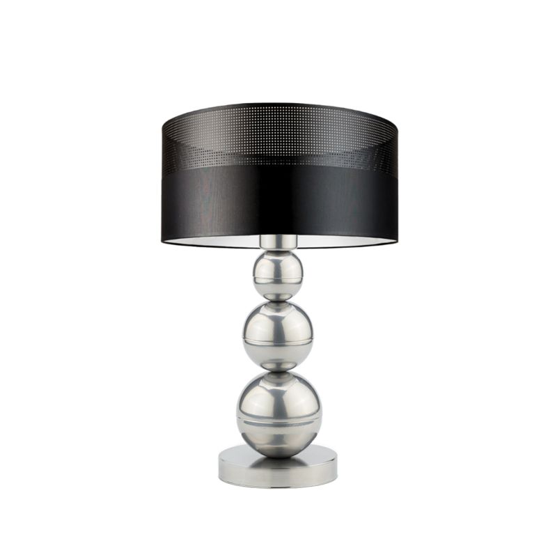 Lampka Nocna Volta Light Factory Bubble Abażur srebrny/ Czarny 1xE27 1szt.