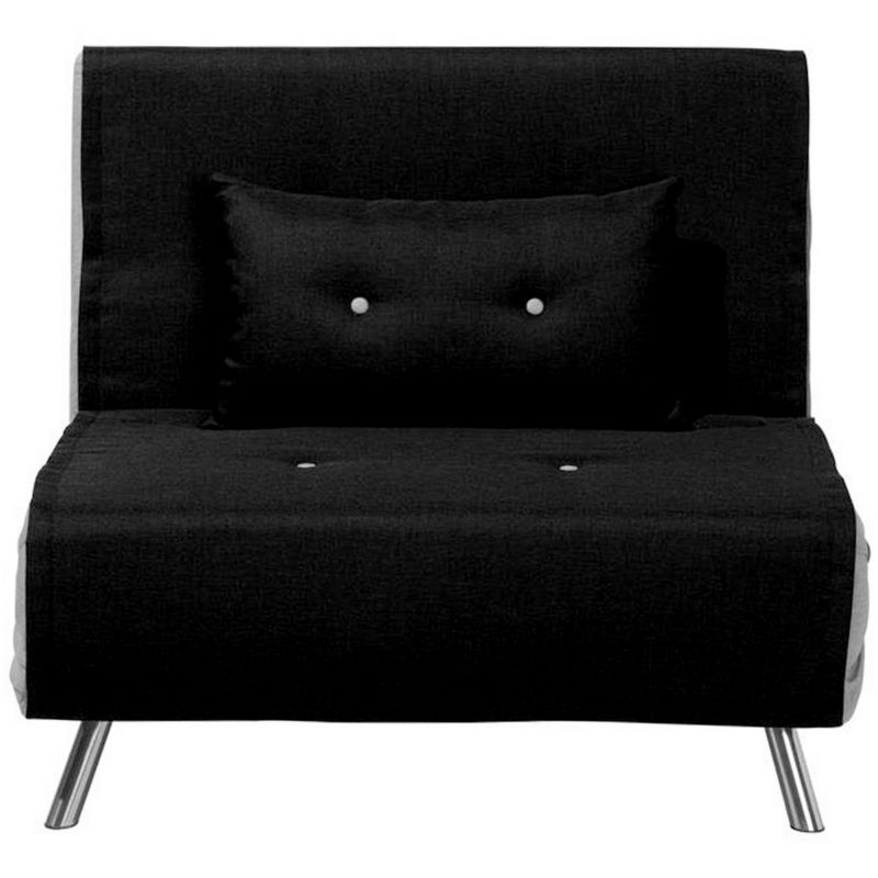 Sofa rozkładana jednoosobowa Farris Czarny 1 szt.