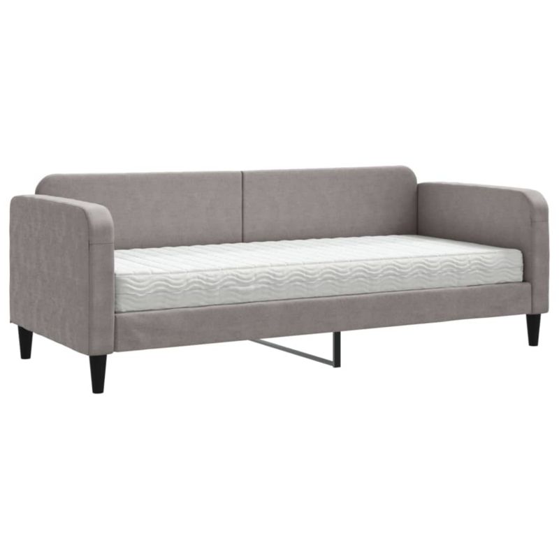 Sofa rozkładana WaszeMeble 80x200 cm Taupe tkanina WM-3196796 1 szt.