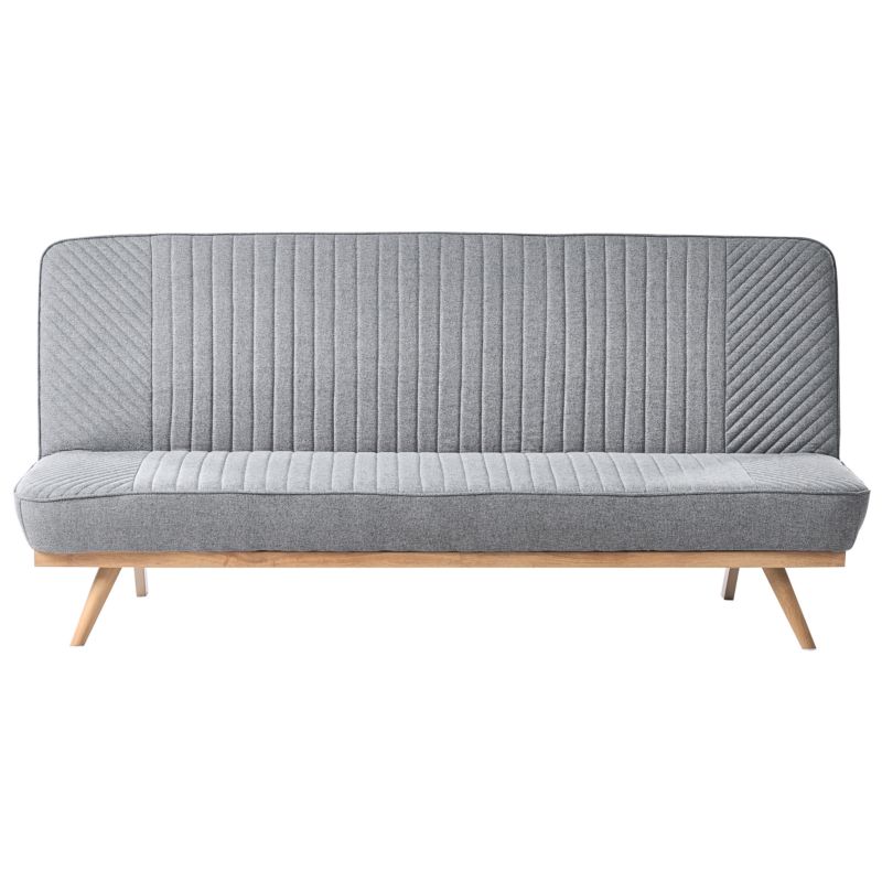 Sofa rozkładana dla 2 osób Kalfafel Szary 1 szt.