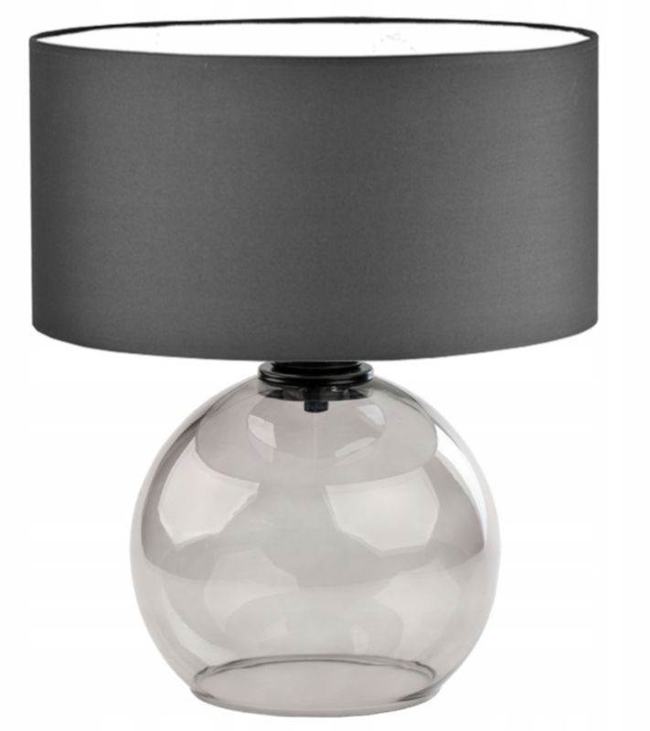 Lampka Nocna Volta Light Factory Piena Abażur Grafitowy 1xE27 1szt.