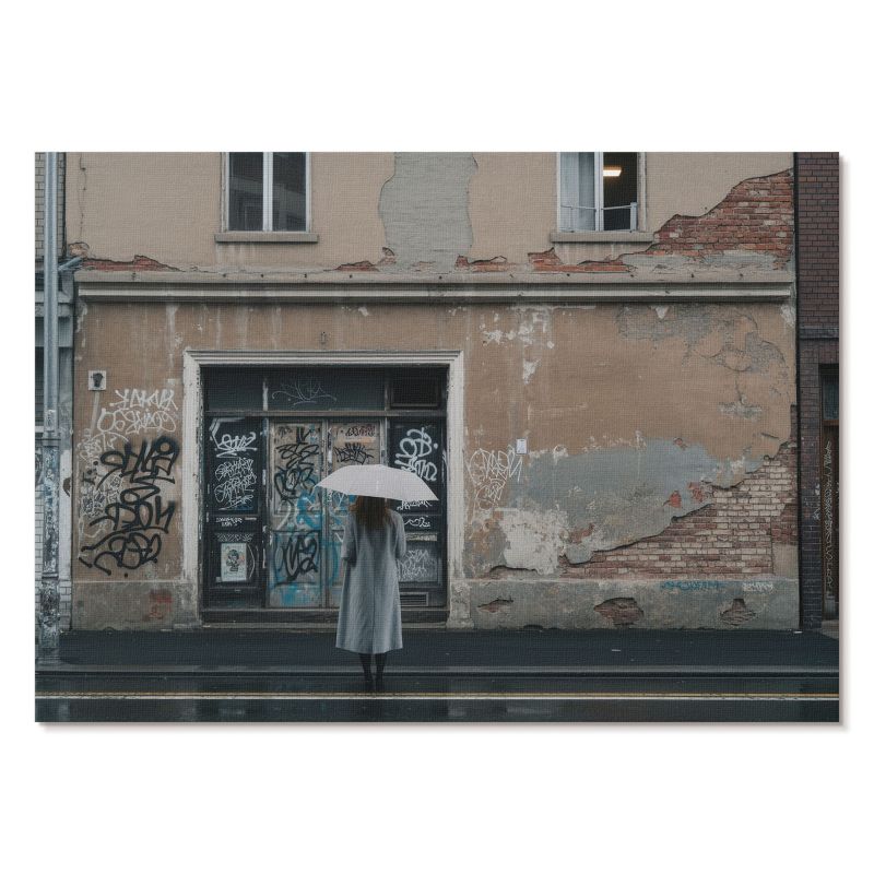 Obraz Plakat Canvas Tulup 84x59,4 cm (A1) Uliczna scena Do biura, salonu, sypialni 1 szt.