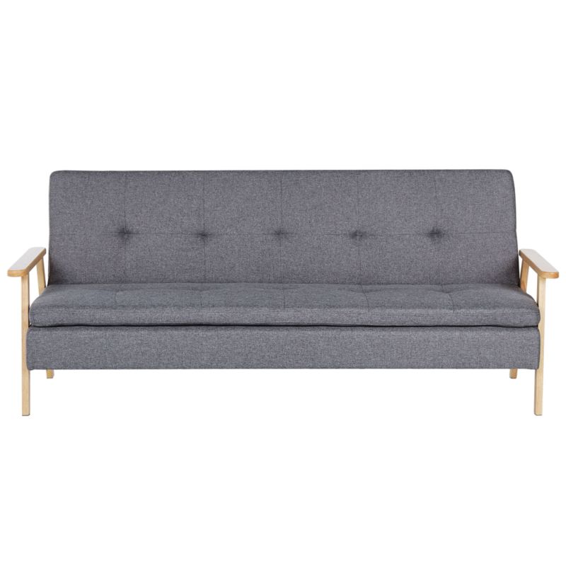 Sofa rozkładana dla 3 osób Tjorn Szary 1 szt.