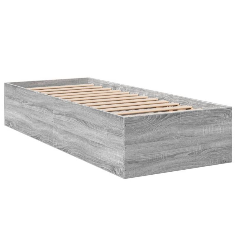 Łóżko drewniane WaszeMeble 90x200 cm szary WM-3281061 1 szt.