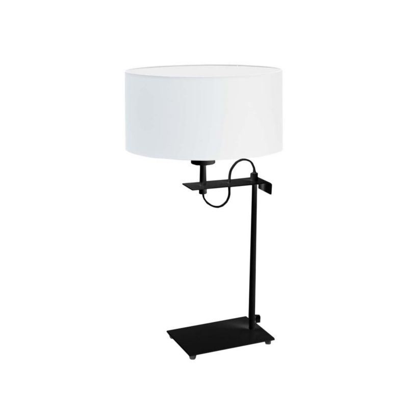 Lampka Nocna Volta Light Factory Point Biały Abażur 1xE27 1szt.