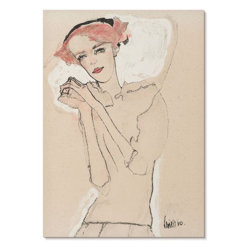 Obraz Plakat Canvas Tulup 59,4,x84 cm (A1) Portret kobiety I Do sypialni, salonu, biura 1 szt.
