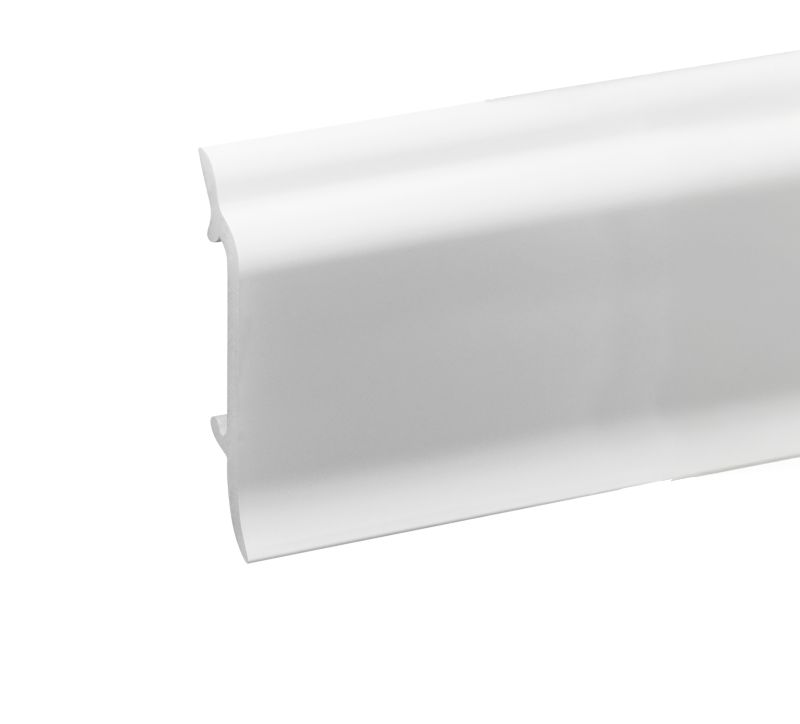 Listwa przypodłogowa Cezar Biały mat 2440x83x19mm HDPS 1 szt.