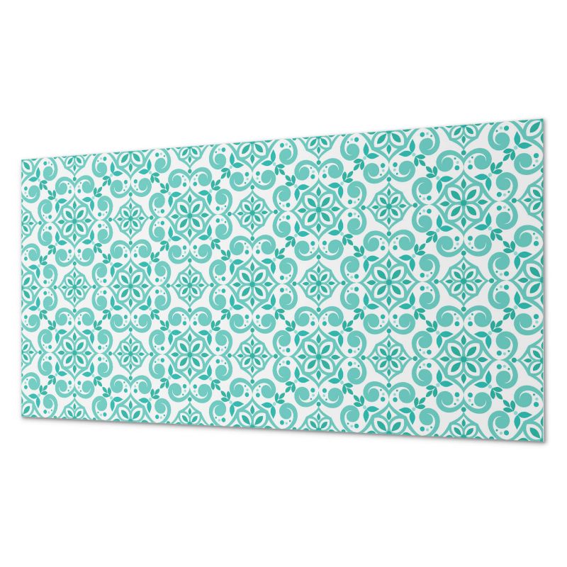 Ścienne Kafelki PCV ArtPrintCave 40x20 cm Wzór kwiatowy z ornamentami 10 szt.