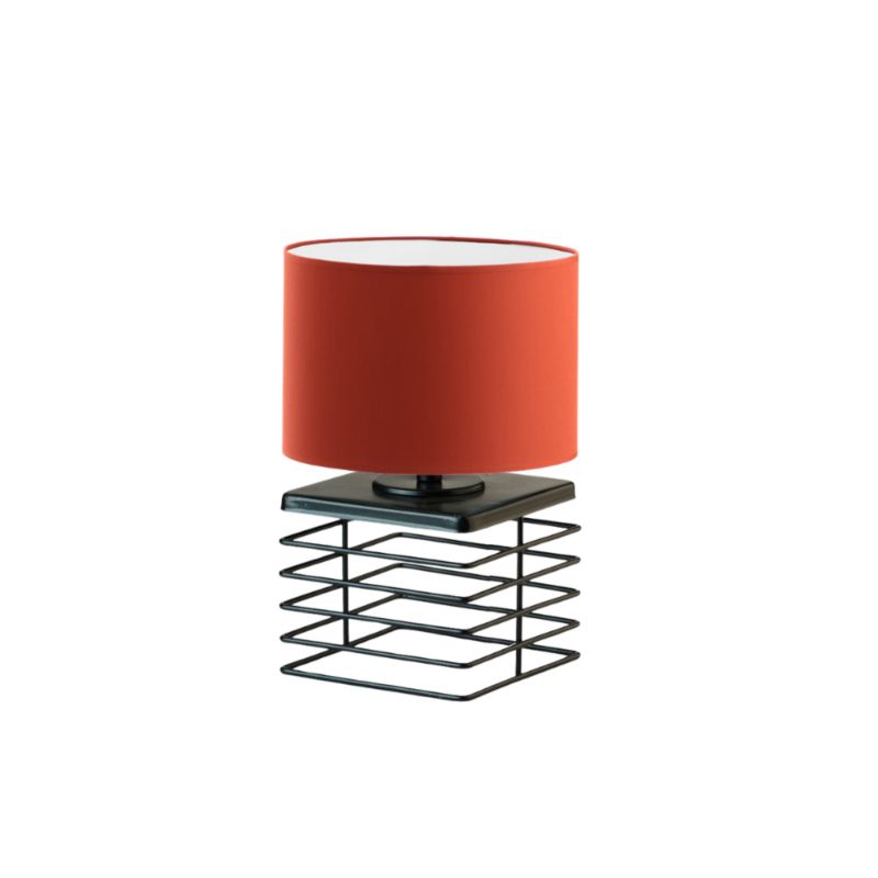 Lampka Nocna Volta Light Factory Level Abażur Ceglany 1xE27 1szt.