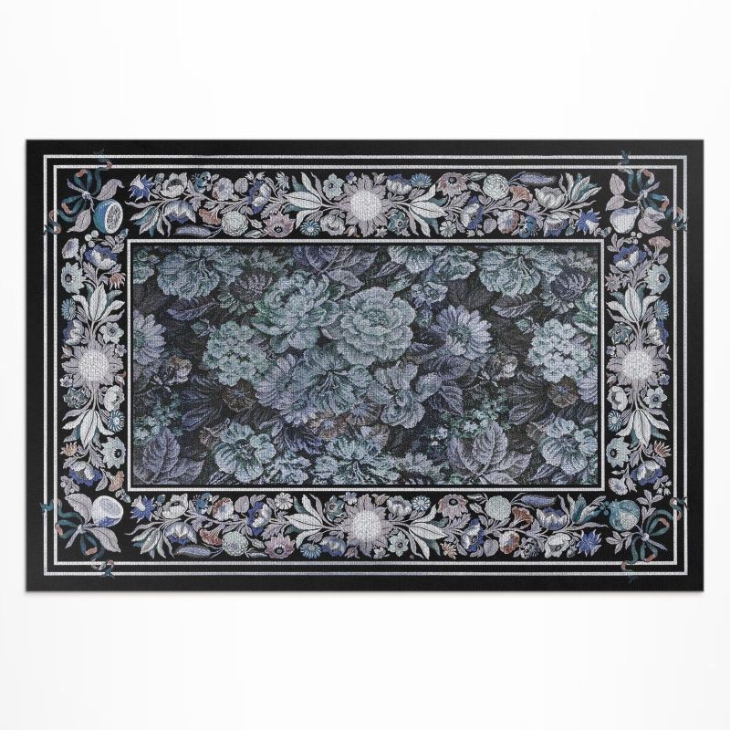 Dywan Winylowy Zewnętrzny Wallfluent 100x150 cm Stary kwiatowy bukiet 1 szt.