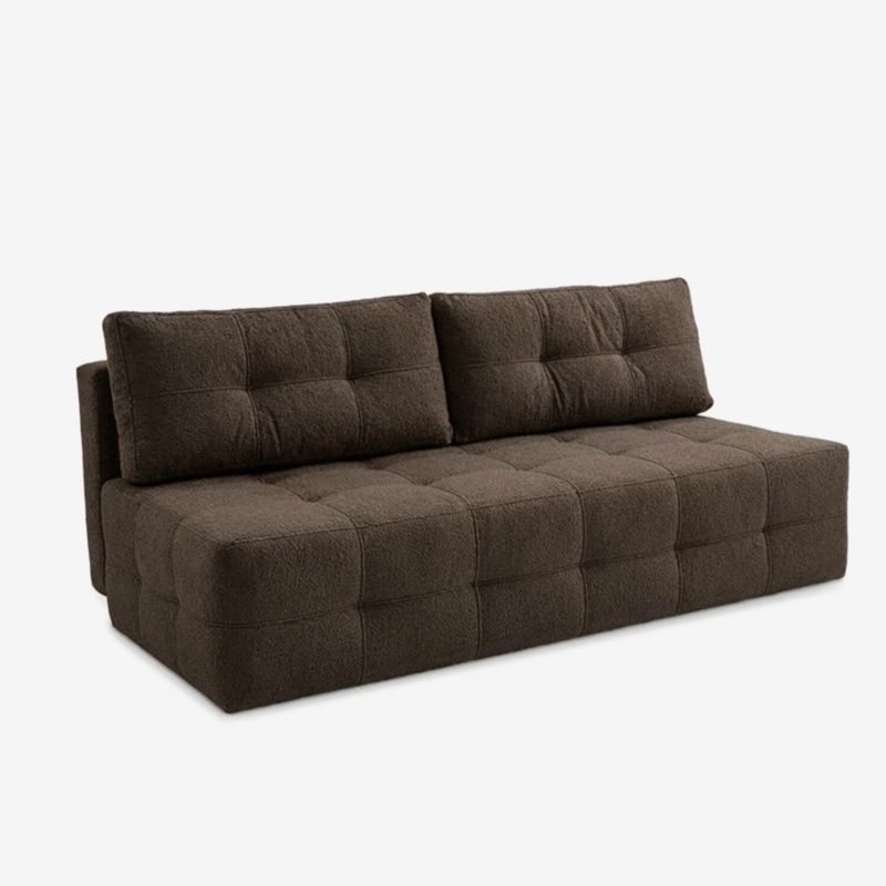 Sofa Mebel Elite MORANA Rozkładana Kanapa z Funkcją Spania Dwuosobowa Do Salonu Brązowa 1 szt