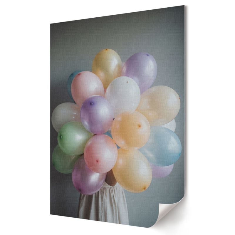 Plakat na płótnie Wallfluent Format A3 Balonowy bukiet Kolektyw Hidden Frame 1 szt.
