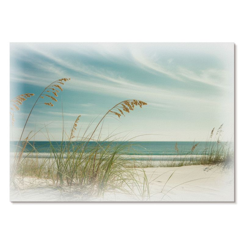 Obraz Plakat Canvas Tulup 29,7x21 cm (A4) Spokojna plaża Do sypialni, salonu, biura 1 szt.