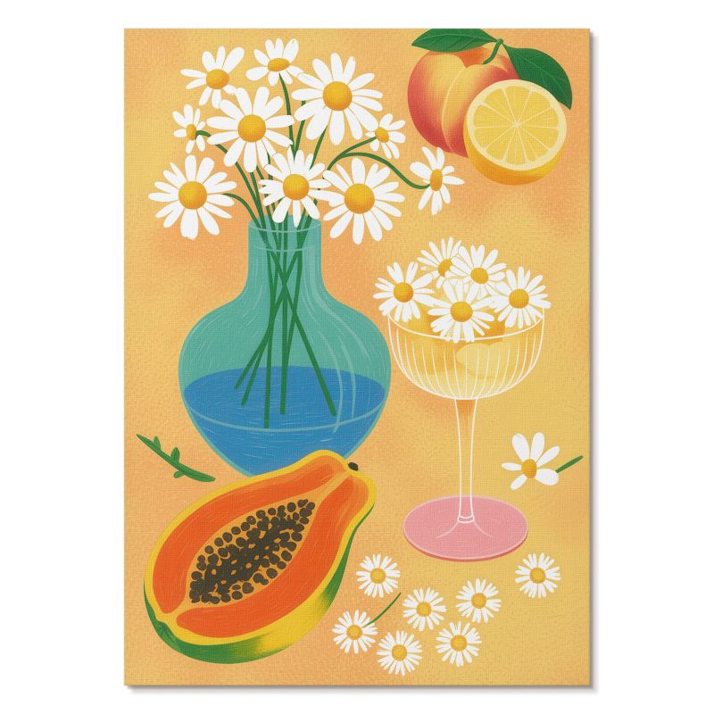 Obraz Plakat Canvas Tulup 59,4,x84 cm (A1) Kwiaty i owoce Do kuchni, salonu, 1 szt.
