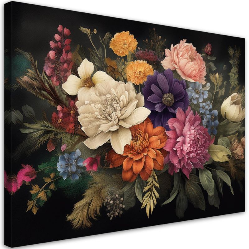 Obraz dekoracja do salonu sypialni Feeby Bukiet Natura 120x80 cm 1szt