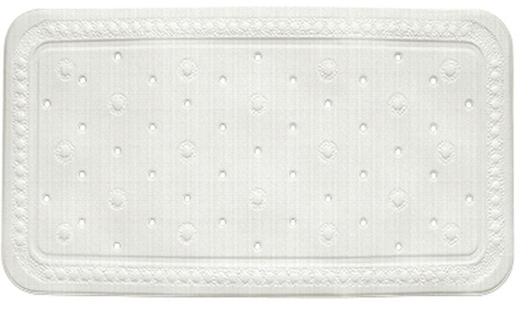 Mata antypoślizgowa Kela Marta PVC 72x36 cm biała, 1 szt.