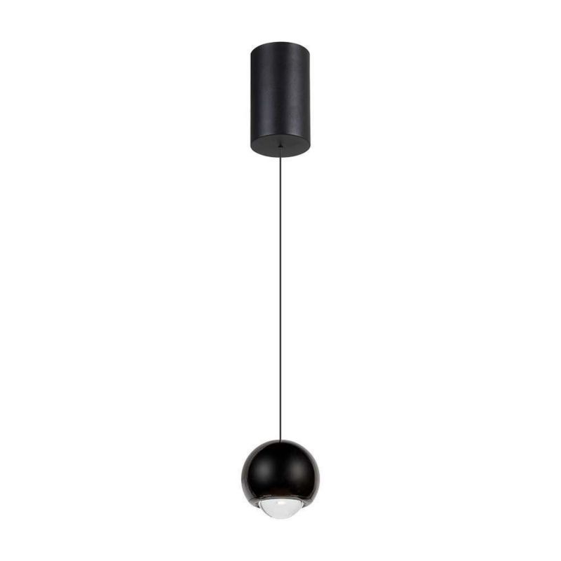 Lampa wisząca V-TAC Vt-7508 czarna wym: 200 x 10 x 10 cm wbudowany LED 6W 1 szt.