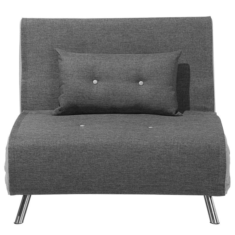 Sofa rozkładana jednoosobowa Farris Ciemnoszary 1 szt.
