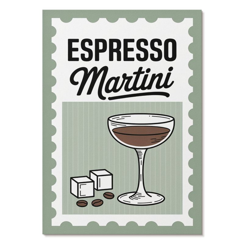 Obraz Plakat Canvas Tulup 21x29,7 cm (A4) Espresso martini Do kuchni, biura, salonu 1 szt.