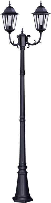 Latarnia ogrodowa Kaja Lozana czarna 2 x E27 x 60W IP44 wym: 243 x 70 x 27 cm - 1 szt.