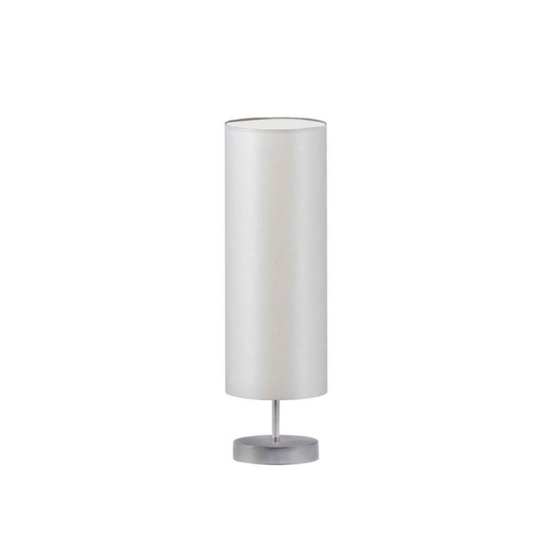 Lampka Nocna Volta Light Factory Bell Abażur Jasny szary/Srebrny 1xE27 1szt.