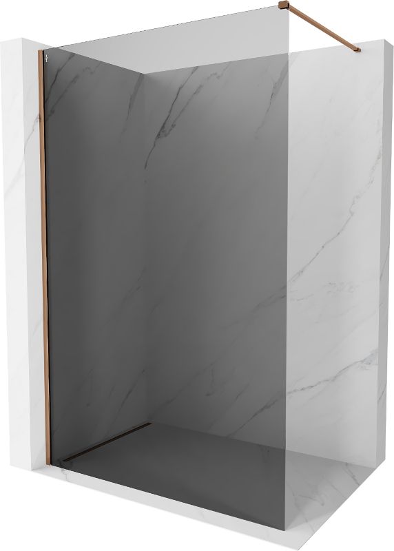 Ścianka prysznicowa Mexen Kioto-X różowe złoto 150x200 cm 800-150-101-60-40-X1 szt.