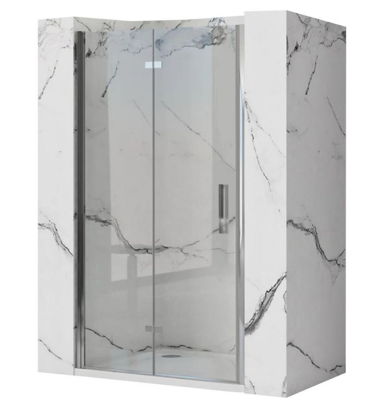 Drzwi Prysznicowe Składane Rea Molier 80 Chrom 2,3X80X190Cm 1 Szt