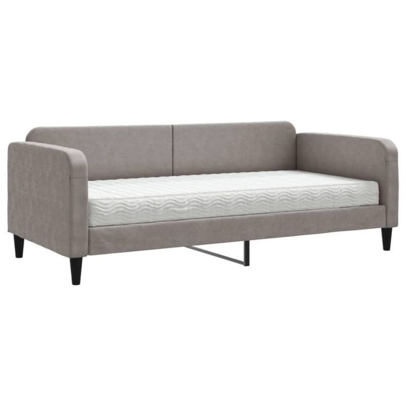 Sofa rozkładana WaszeMeble 90x200 cm Taupe tkanina WM-3196801 1 szt.