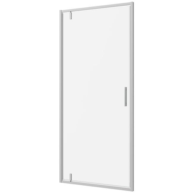 Drzwi prysznicowe uchylne Kerra Solid DSPA 70 CHR szkło transprentne 6 mm profile chrom 1 szt.