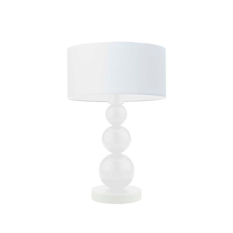 Lampka Nocna Volta Light Factory Bubble Abażur Biały/Biały 1xE27 1szt.