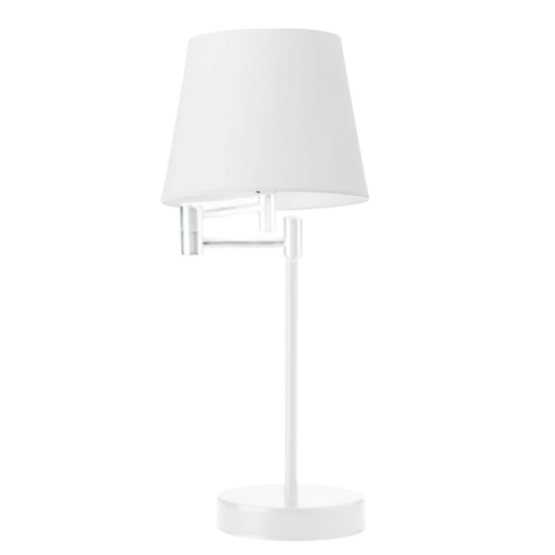 Lampka Nocna Volta Light Factory Jukon Abażur Biały/Biały 1xE27 1szt.