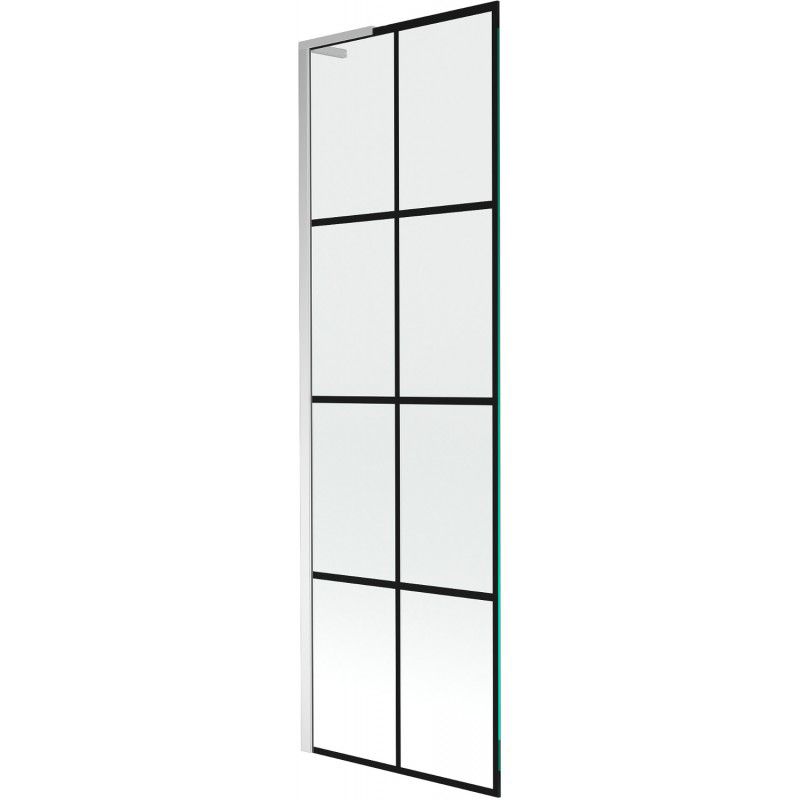 Parawan nawannowy Mexen Next L czarny wzór 60x150 cm 895-060-000-03-77-01 1 szt.