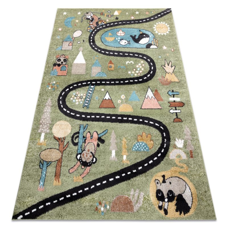 Dywan dla dzieci Fun RugsX 160x220 cm zieleń O243 1 szt.