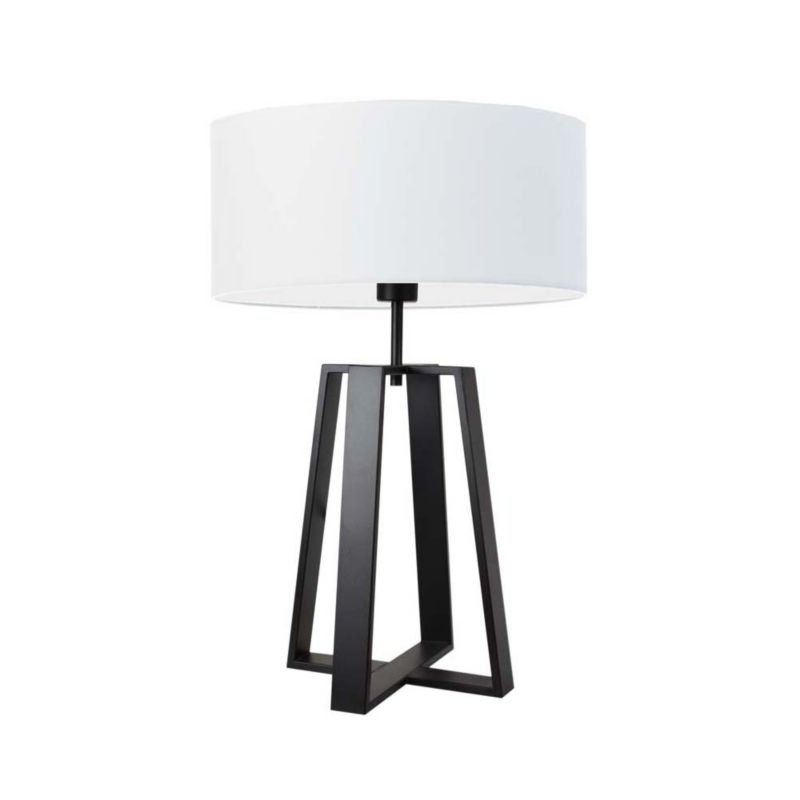 Lampka Nocna Volta Light Factory Wenis Abażur Biały 1xE27 1szt.