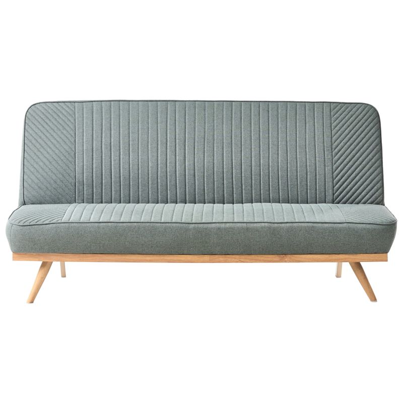 Sofa rozkładana dla 2 osób Kalfafel Zielony 1 szt.