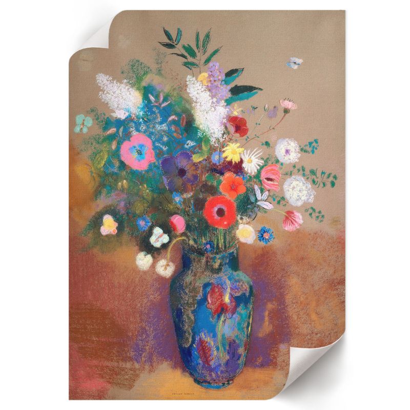 Plakat Do Sypialni ArtPrintCave 21x29,7 cm Bukiet kwiatów Odilon Redon 1 szt.