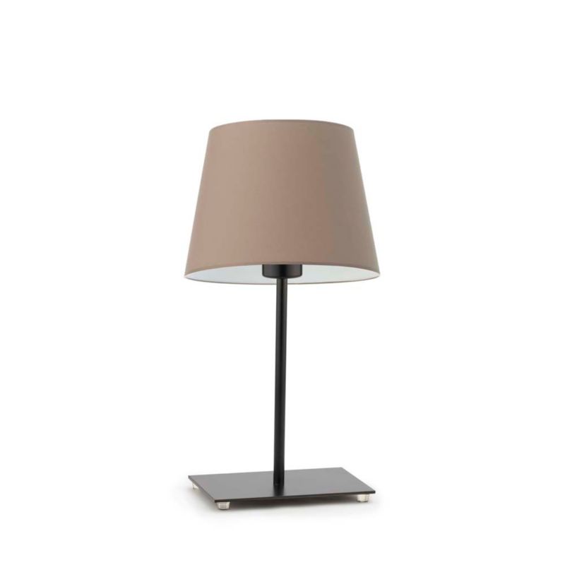 Lampka Nocna Volta Light Factory Moto Abażur Cappuccino Stożek 1xE27 1szt.