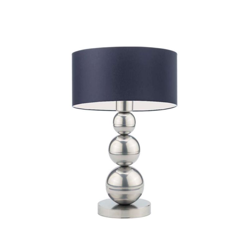 Lampka Nocna Volta Light Factory Bubble Abażur Srebrny/Granatowy 1xE27 1szt.