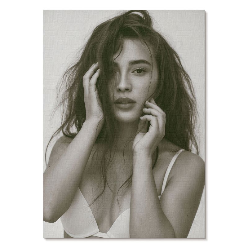 Obraz Plakat Canvas Tulup 59,4,x84 cm (A1) Elegancki portret Do sypialni, salonu, biura 1 szt.