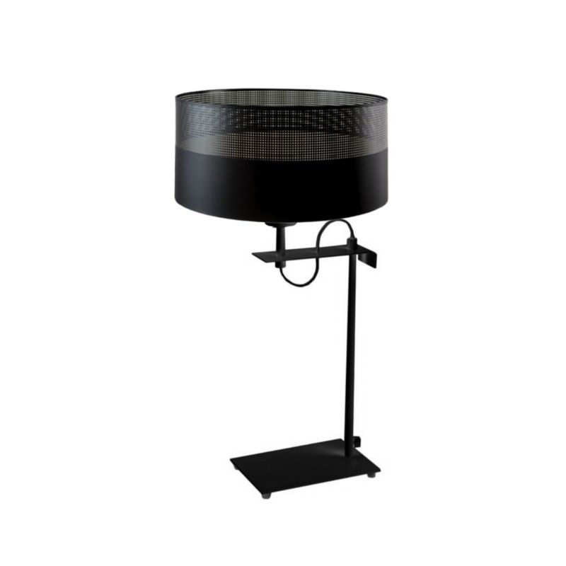 Lampka Nocna Volta Light Factory Point Czarny/Czarny Abażur 1xE27 1szt.